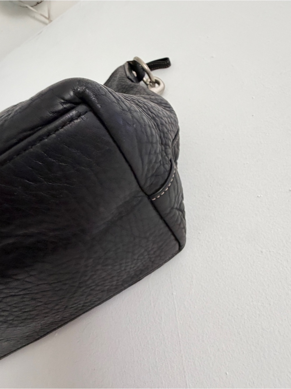 Vintage Coach F13094 Hobo Black Leather Shoulder/Hand Bag Retail $349 - Picture 8 of 16